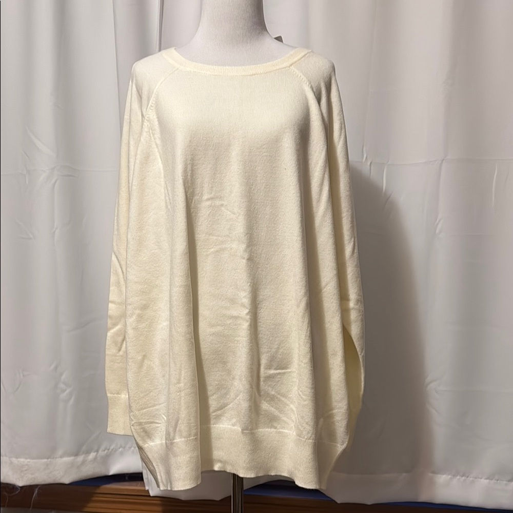 Cream Oversized Sweater
